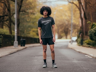 Road running clothing category