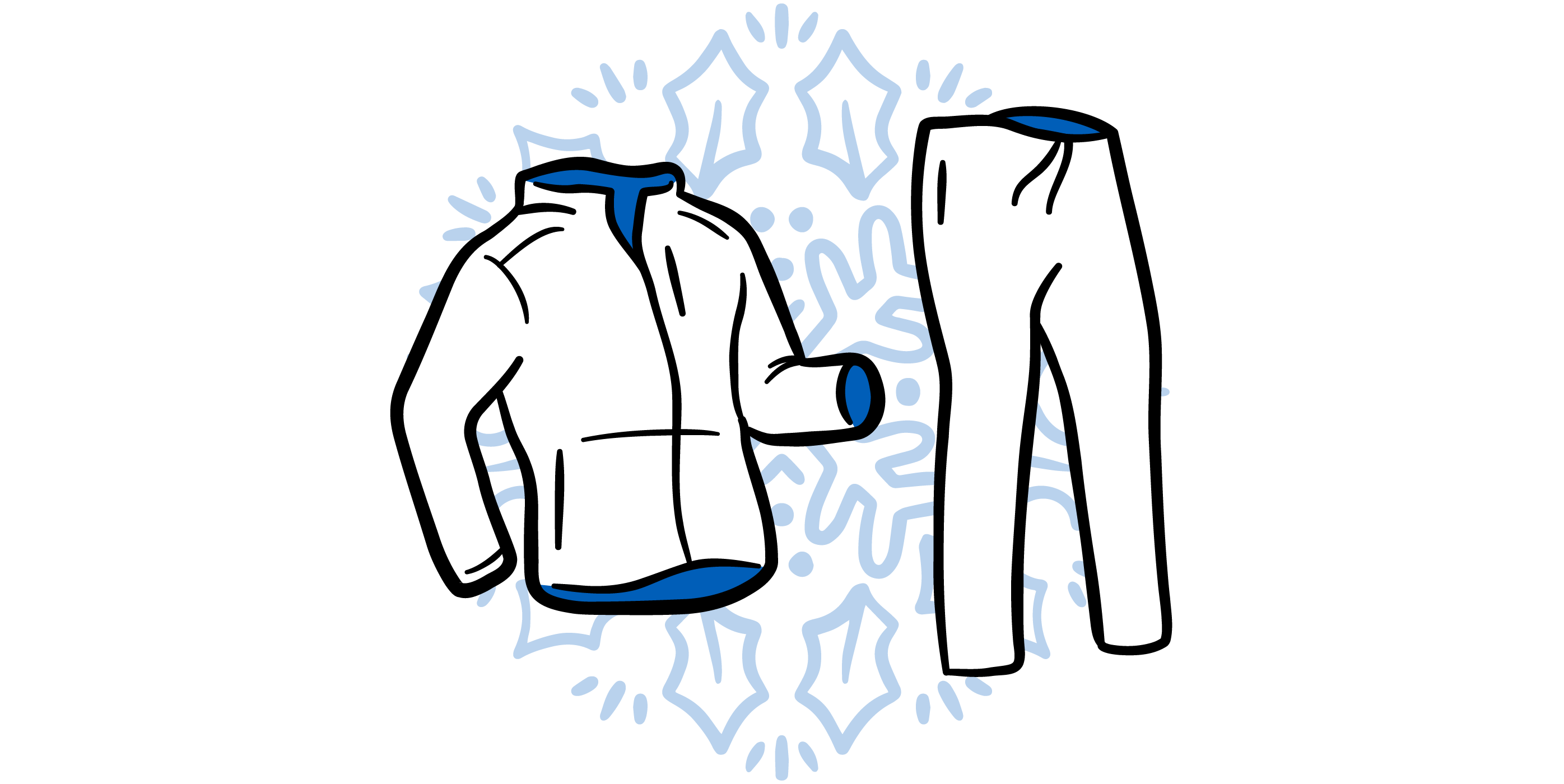 Illustrated jacket and pants
