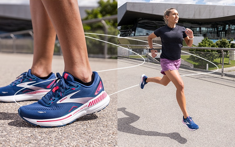 Un collage des nouveaux coloris des chaussures de running Ghost 15 de Brooks Running
