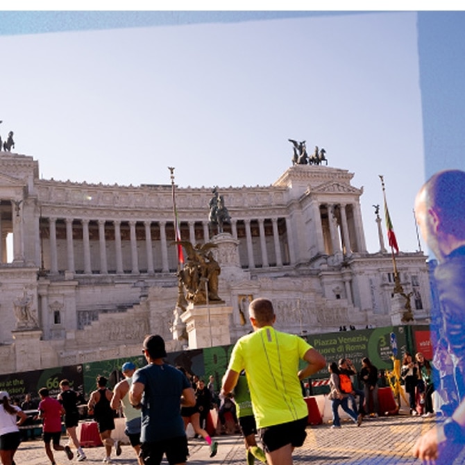 running in rome