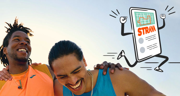Happy runners