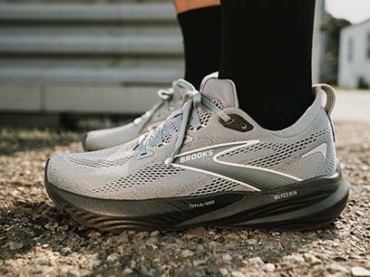 Gray men's shoes