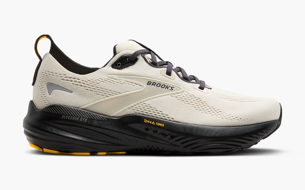 Oranger Laufschuh
