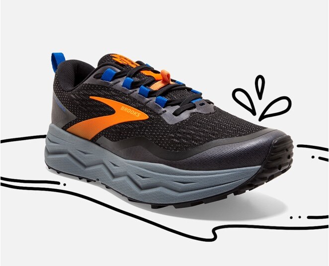 A Brooks trail shoe