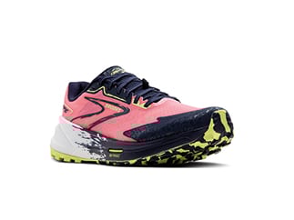 Product shot of the Brooks Catamount trail running shoe