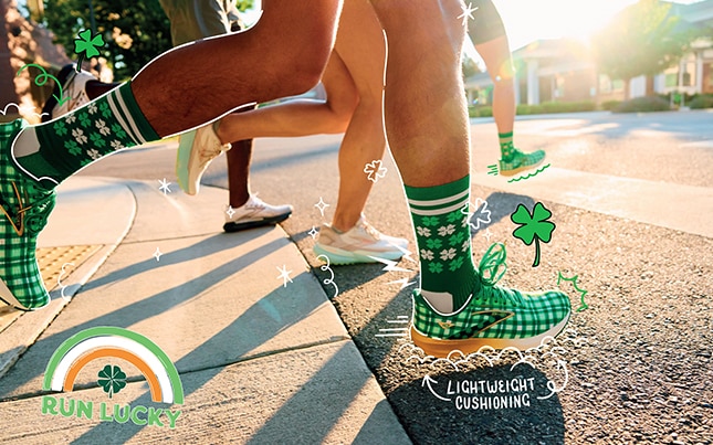 Run Lucky Collection:  The perfect pairing for  your St. Patrick’s Day  run