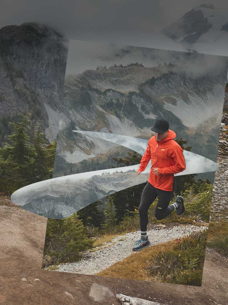 Läufer*innen auf einem Trail