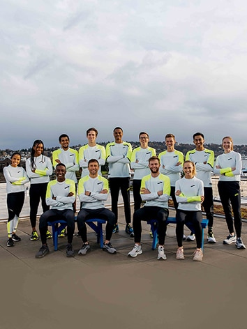 Brooks athletes group photo