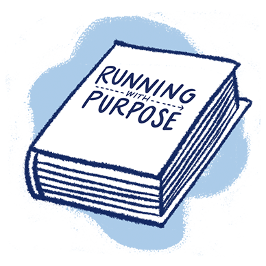 Illustrated Running with Purpose book