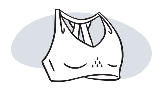 illustration of a bra