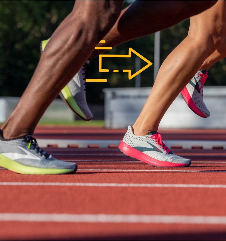 Deux runners sur une piste