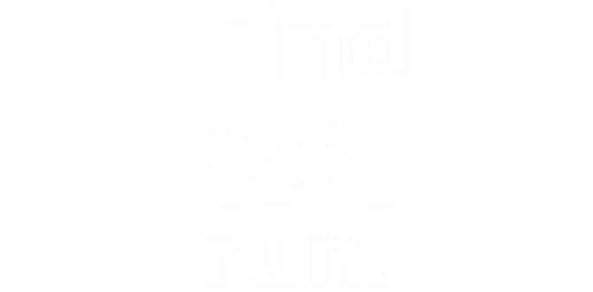 Find Your Run logo detail