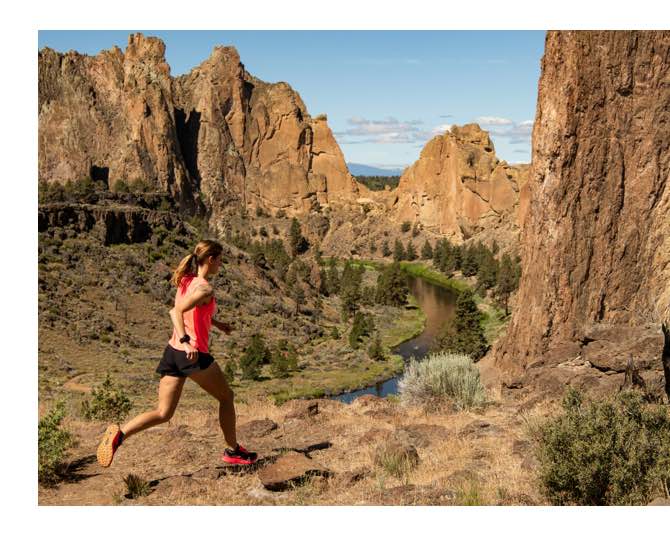 Woman running