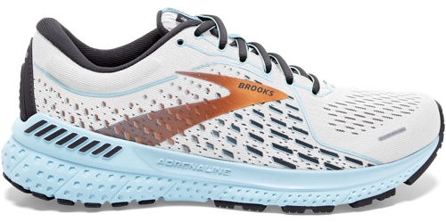Two Brooks Adrenaline GTS 21 shoes