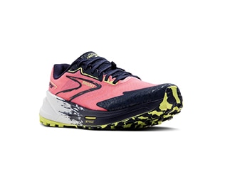Product shot of the Brooks Catamount trail running shoe