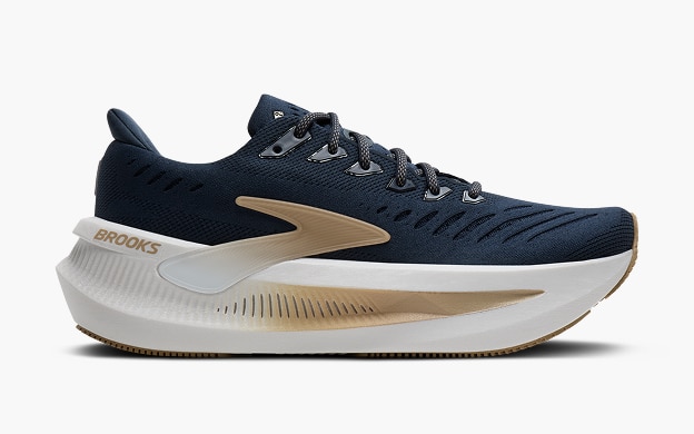 T-shirt à manches longues Orange Brooks pour homme