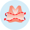 High impact support bra illustration