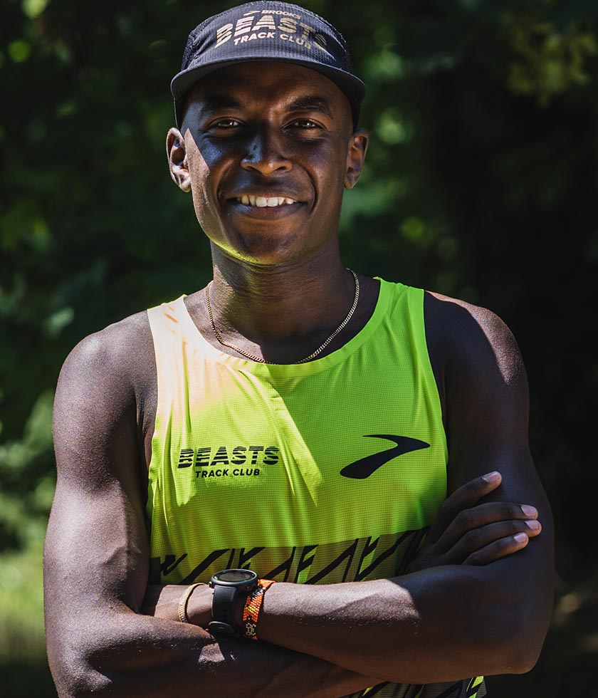 Brooks pro runner Waleed Suliman