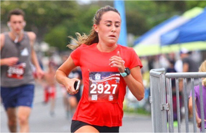 Runner in a race