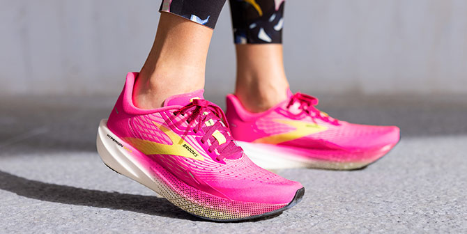 Close-up of running shoes