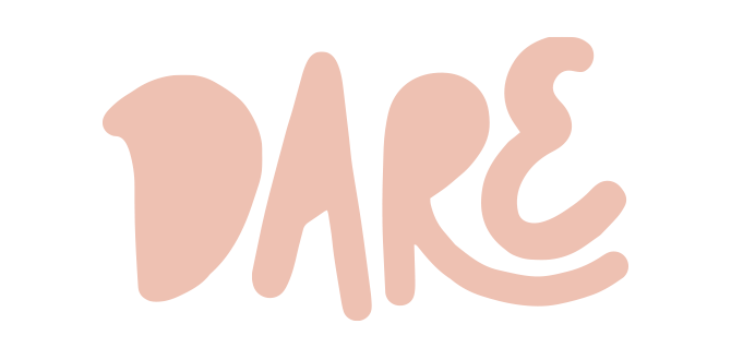 Illustration von Dare Text