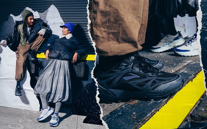 Deux personnes parlent, l’une portant la Cascadia 1 et l’autre portant la Cascadia 19