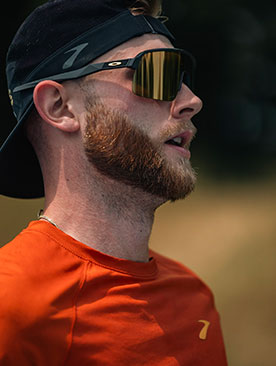 Close-up of Josh Kerr