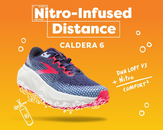 Nitro-infused distance shoe, the Caldera 6