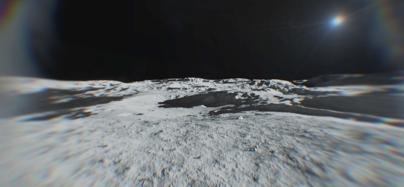 Moons surface